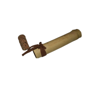 Cubilete de Caña + 2 agujas de hueso+ anzuelo